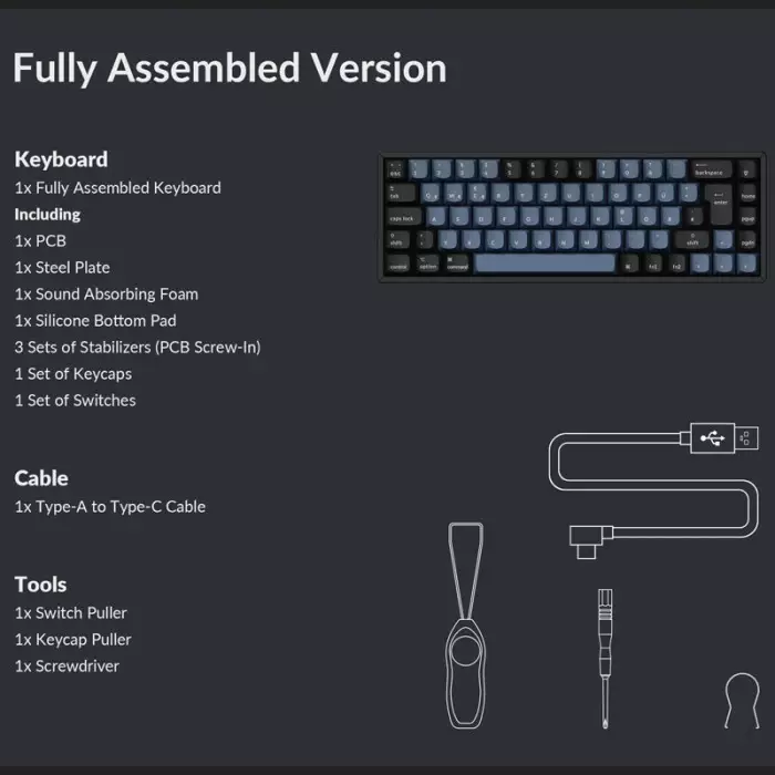 Q1 Pro Teclado Mecanico Inalambrico QMK/VIA RGB Español ISO